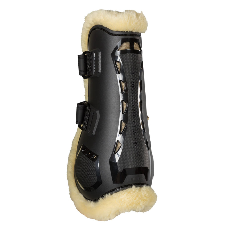 Air Flow Tendon Boots karvalla, Musta - Back on Track Finland