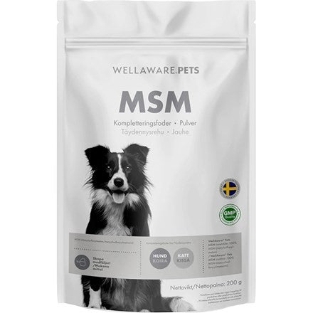 Wellaware Pets MSM 200 g - Back on Track Finland